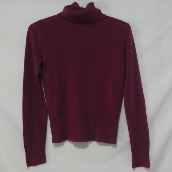 H&M | size 8 | Burgundy Turtleneck Sweater - Picture 1 of 14